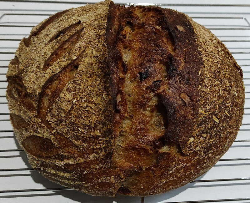 Sprouted pulp bread