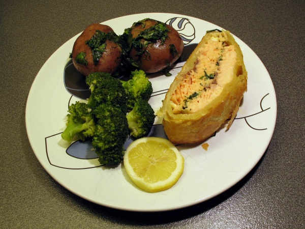 Salmon en croute